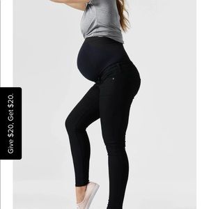 Blanqi everyday Maternity jeans clean black size 6